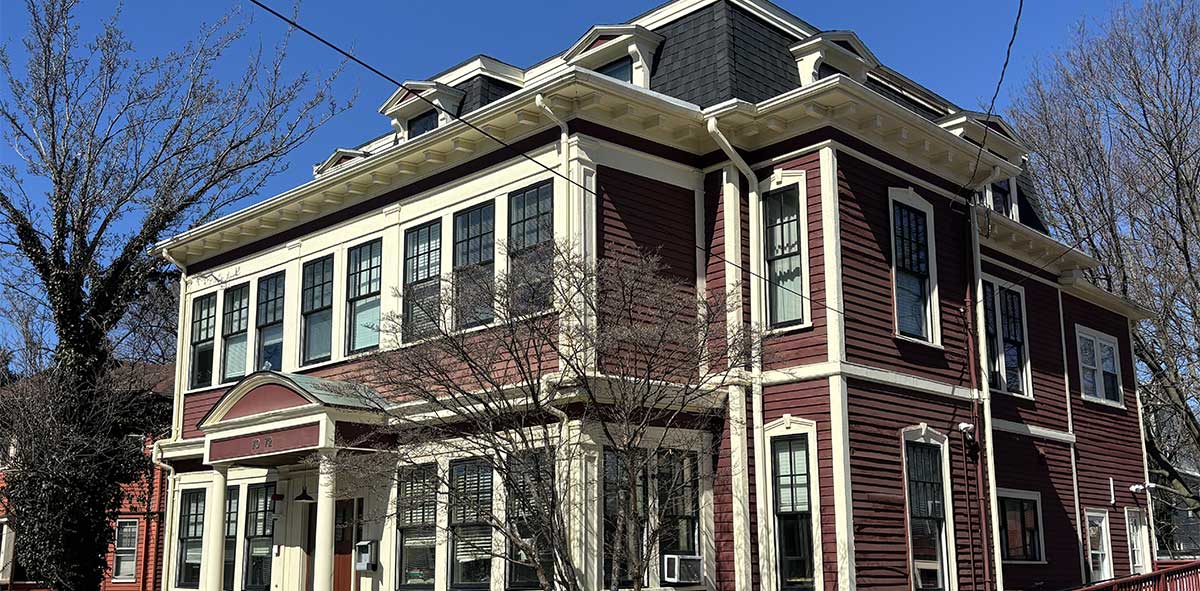 large beautiful new england house